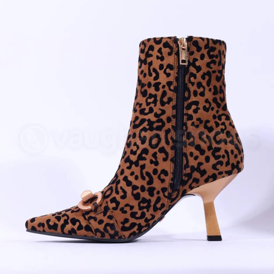 Women Una Healy Kissing You Link Detail Boot - Cheetah