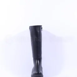 Women Pepe Menargues Knee High Wedge Boot - Black Leather