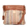 Rieker Knitted Front Zip Crossbody - Multi