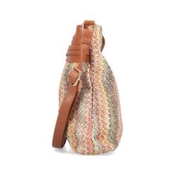 Rieker Knitted Front Zip Crossbody - Multi