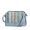Rieker Knitted Shoulder Bag - Blue Combination