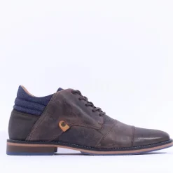 Tommy Bowe Kodela Hi Top Shoe - Dark Grey Leather