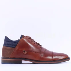 Tommy Bowe Kodela Hi Top Shoe - Tan Leather