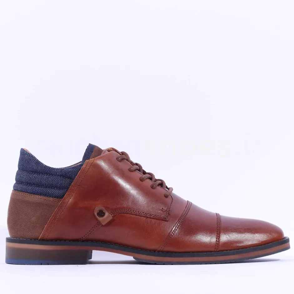 Tommy Bowe Kodela Hi Top Shoe - Tan Leather