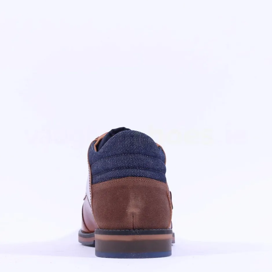 Tommy Bowe Kodela Hi Top Shoe - Tan Leather