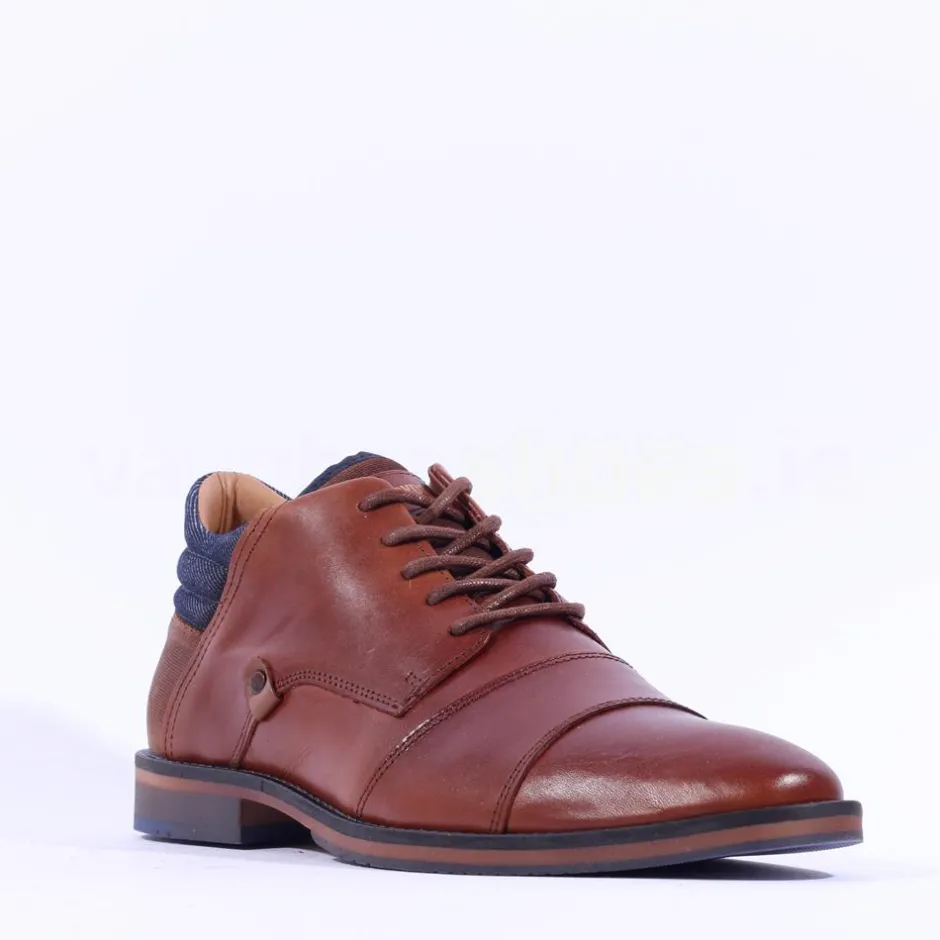 Tommy Bowe Kodela Hi Top Shoe - Tan Leather