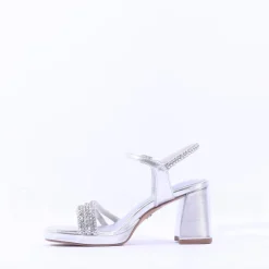 Women Tamaris Koreyoshi Platform Block Sandal - Silver Sparkle
