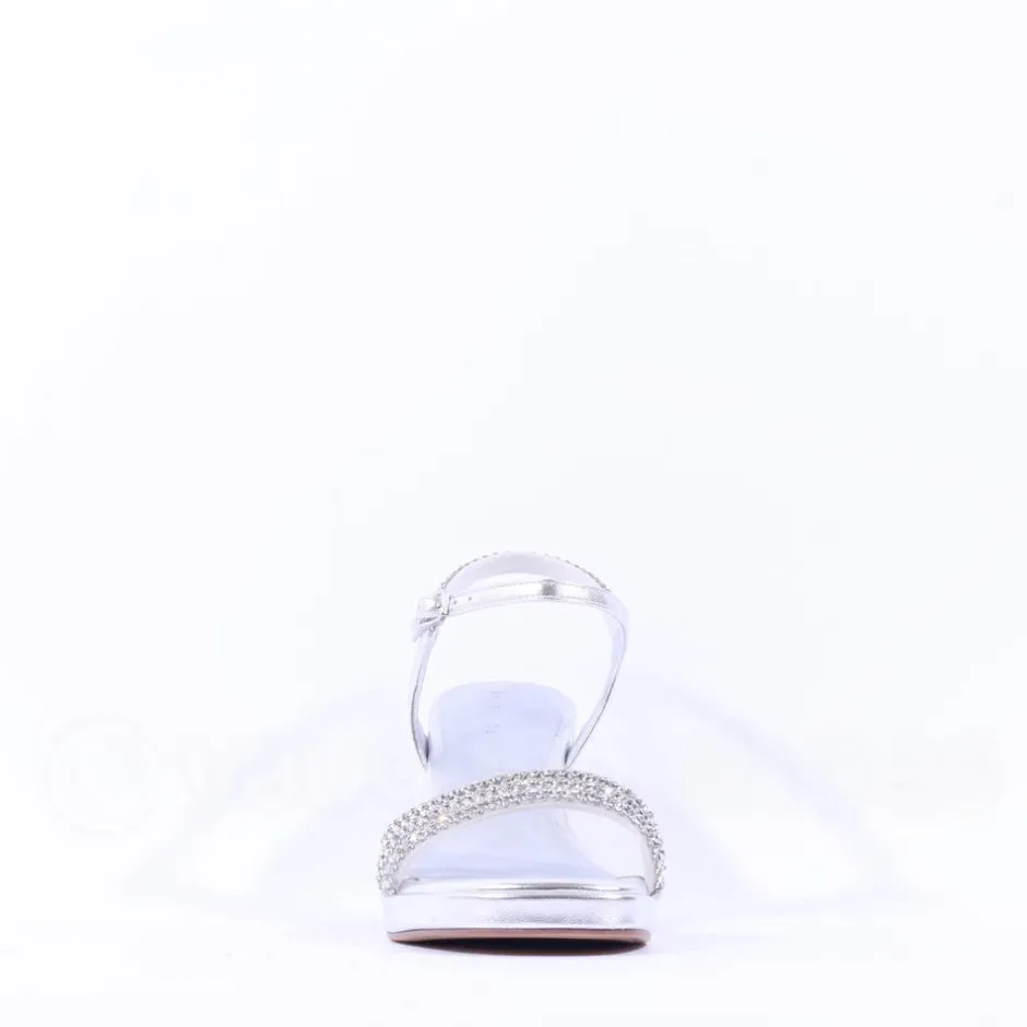 Women Tamaris Koreyoshi Platform Block Sandal - Silver Sparkle