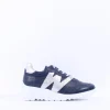 Women Wonders Kyoto Wedge Bungee Lace Trainer - Dark Navy Leather