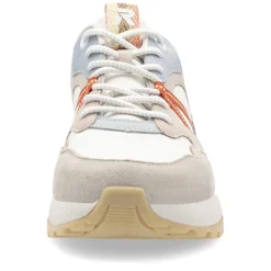 Women Rieker Laced Casual Fabric Trainer - Pastel Multi