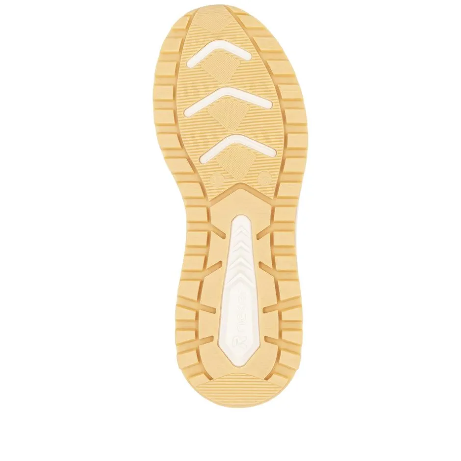 Women Rieker Laced Casual Fabric Trainer - Pastel Multi