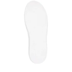 Women Rieker Laced Platform May Trainer - White Silver