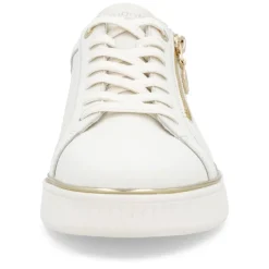Women Remonte Laced Platform Print Trainer - White Combi