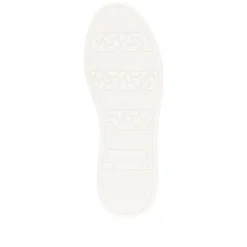 Women Remonte Laced Platform Print Trainer - White Combi