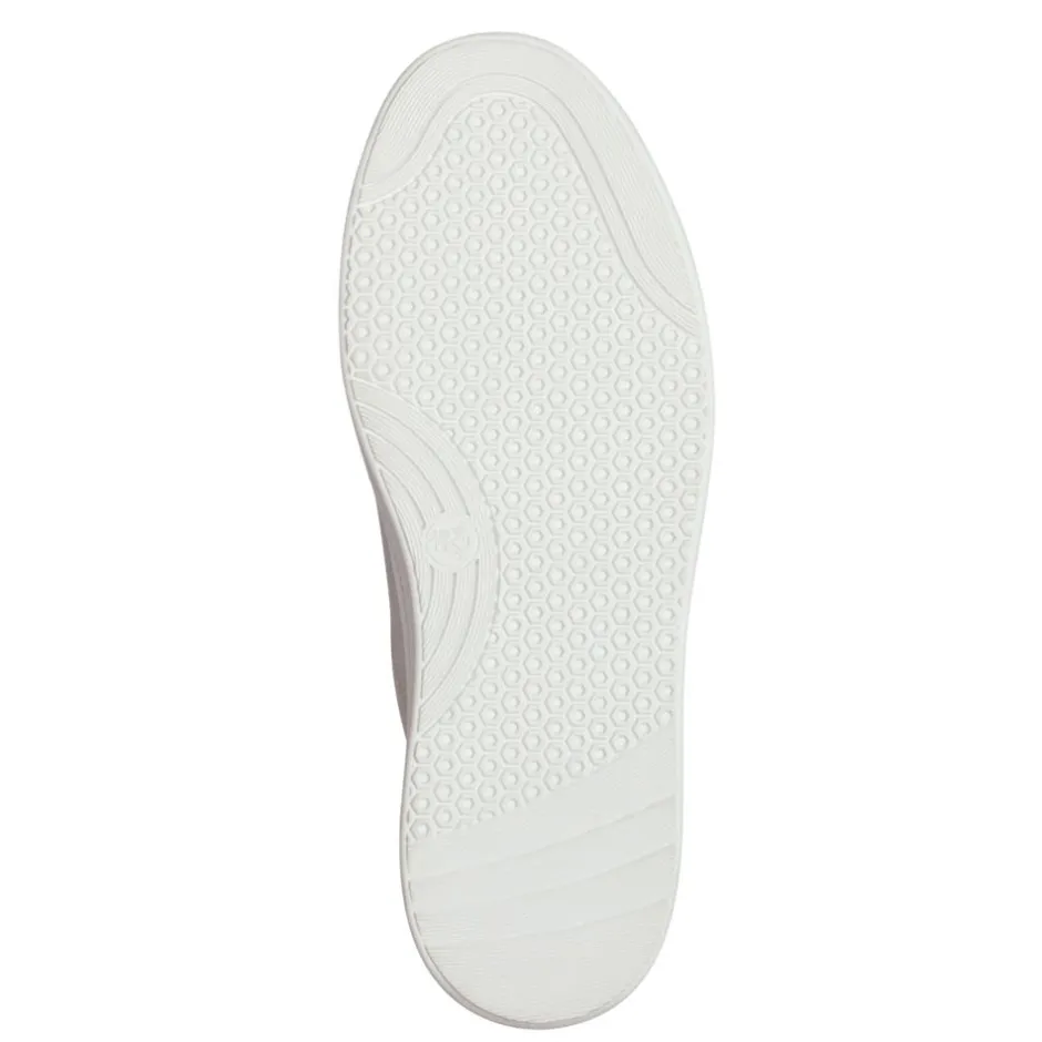 Women Jana Laced Platform Trainer Side Zip - Silver