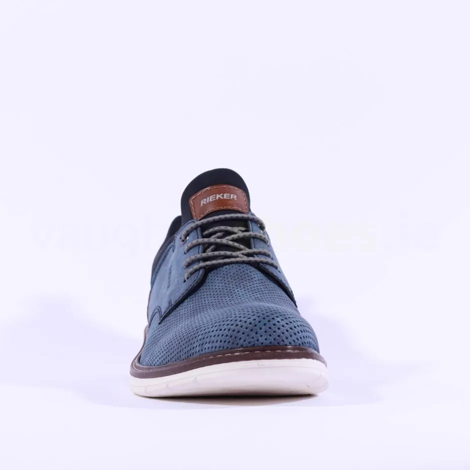 Rieker Men Laced Shoe - Blue