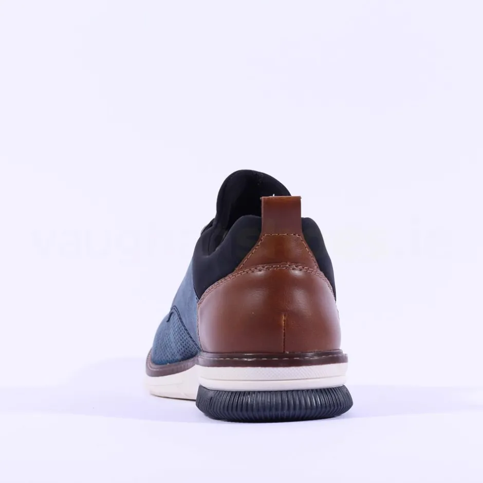 Rieker Men Laced Shoe - Blue