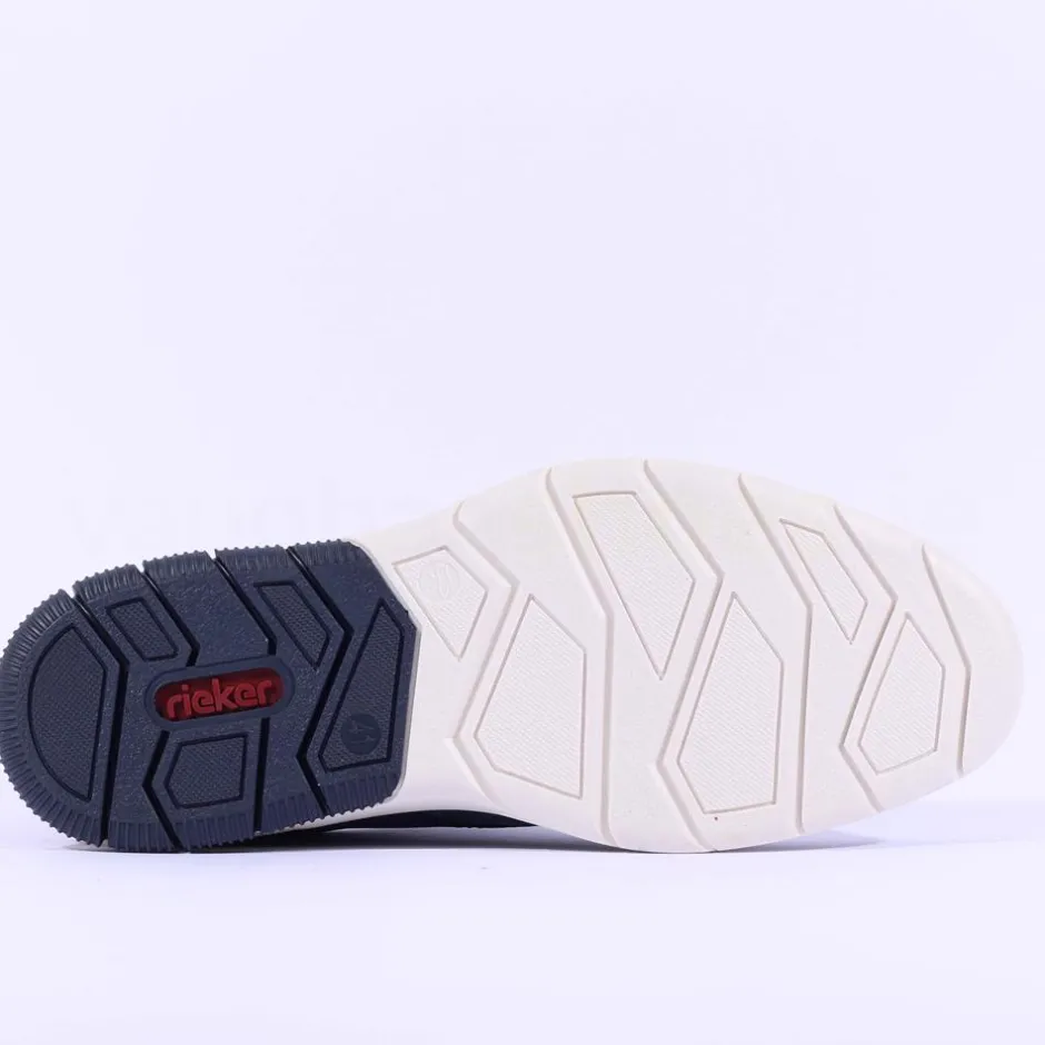 Rieker Men Laced Shoe - Blue