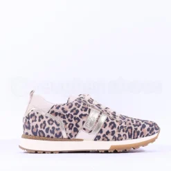 Women Paul Green Laced Sporty Trainer - Animal Print