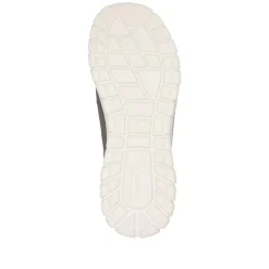 Rieker Men Laced Trainer With Side Zip - Olive Leather