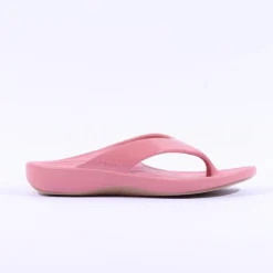 Women Aetrex Ladies Maui Orthotic Flips - Rose
