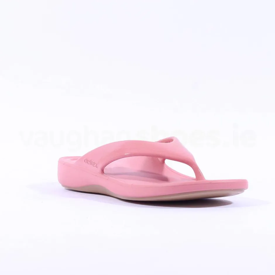 Women Aetrex Ladies Maui Orthotic Flips - Rose