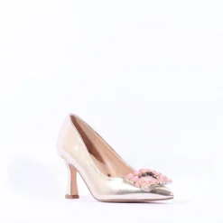 Women Sorento Lady Gregory Brooch High Heel - Gold