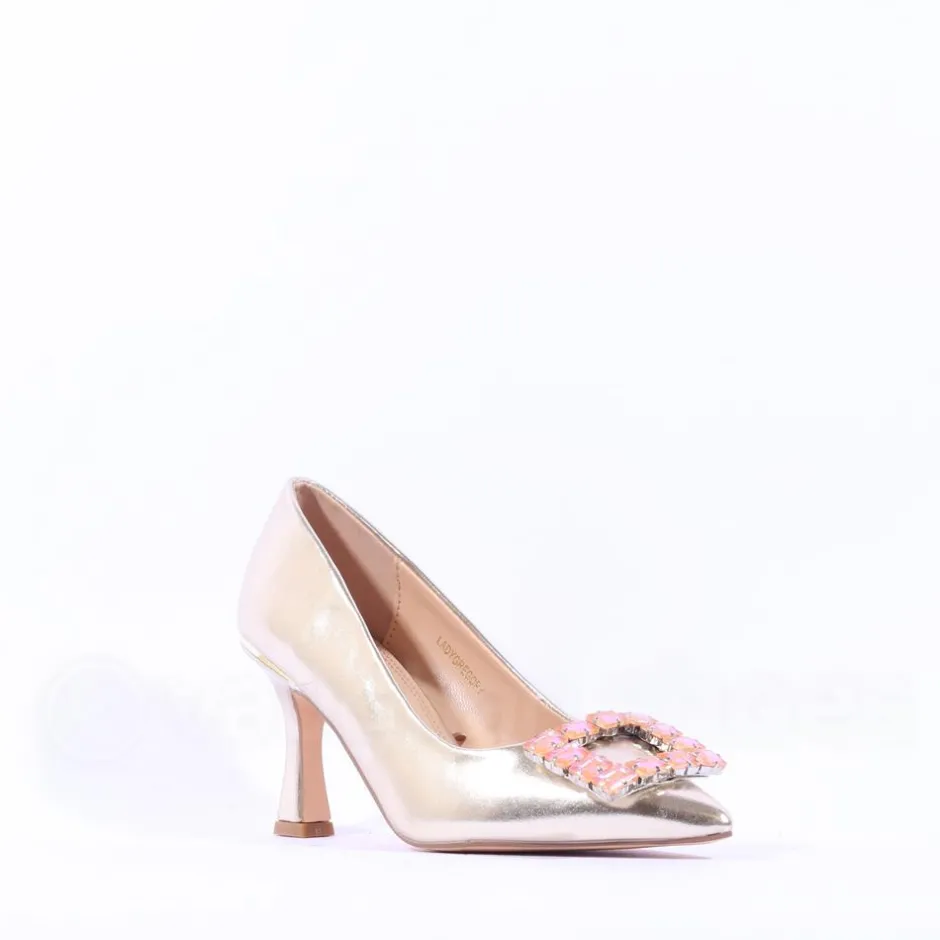 Women Sorento Lady Gregory Brooch High Heel - Gold