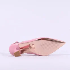 Women Una Healy Lady In Blue Slingback Heel - Pink