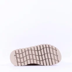 Women Tamaris Lalita Platform Buckle Mule - Light Gold