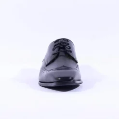 Tommy Bowe Lavington Wing Tip Shoe - Black Leather
