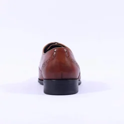 Tommy Bowe Lavington Wing Tip Shoe - Tan Leather