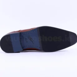 Tommy Bowe Lavington Wing Tip Shoe - Tan Leather
