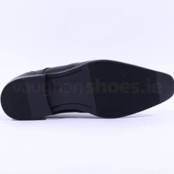 Tommy Bowe Lavington Wing Tip Shoe - Black Leather