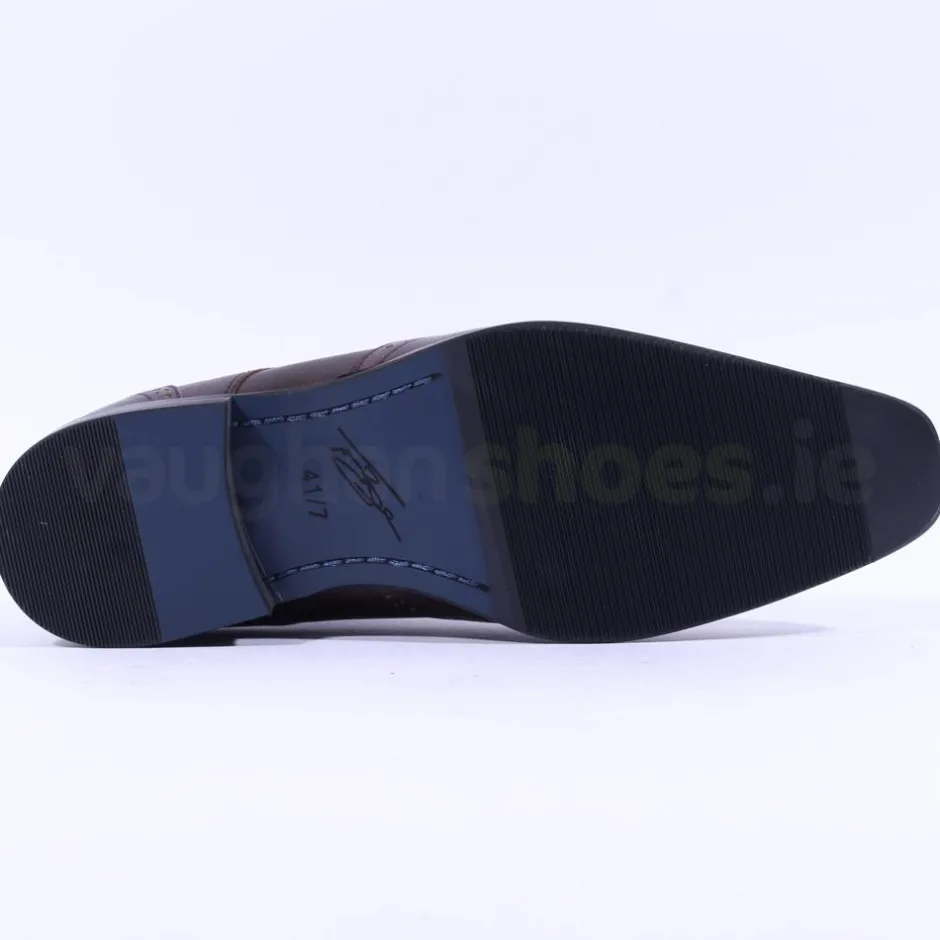Tommy Bowe Lavington Wing Tip Shoe - Brown Leather