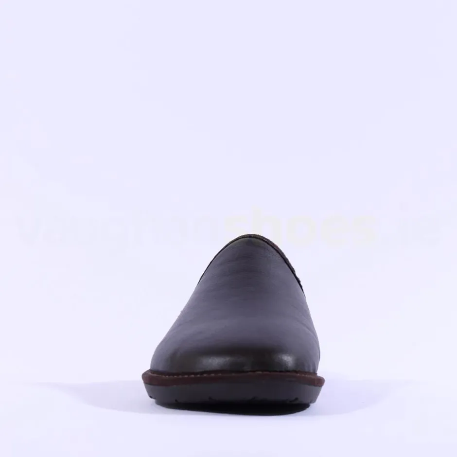 Nordikas Men Leather Mule House Slipper - Brown Leather