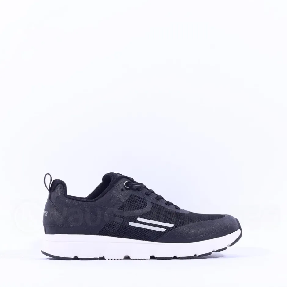 Women Ten Haag Light Elastic Lace Trainer - Black