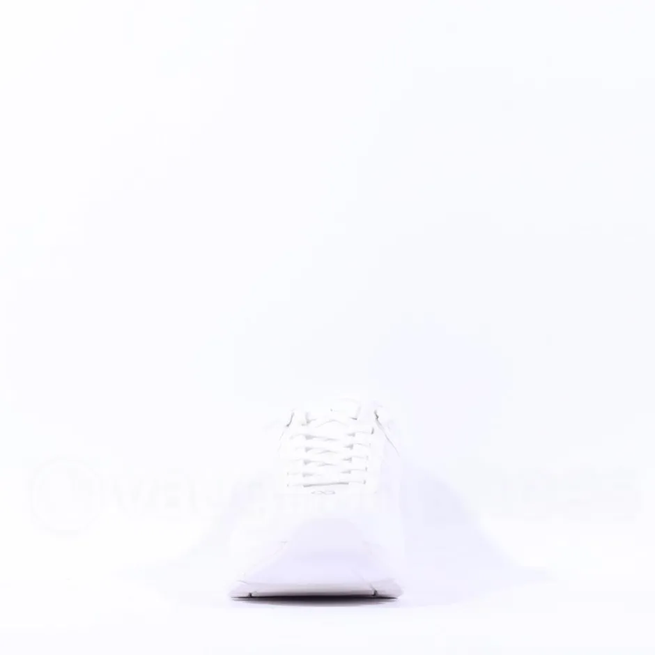Women Ten Haag Light Elastic Lace Trainer - White