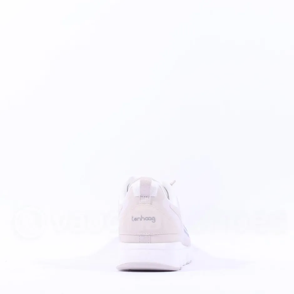 Women Ten Haag Light Elastic Lace Trainer - Sand