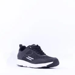 Women Ten Haag Light Elastic Lace Trainer - Black