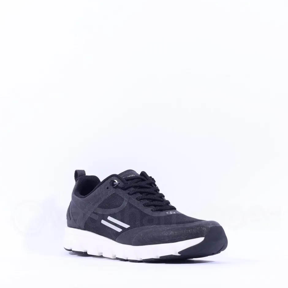Women Ten Haag Light Elastic Lace Trainer - Black