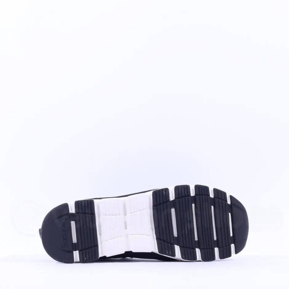 Women Ten Haag Light Elastic Lace Trainer - Black