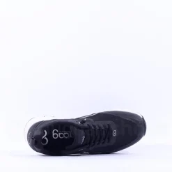 Women Ten Haag Light Elastic Lace Trainer - Black