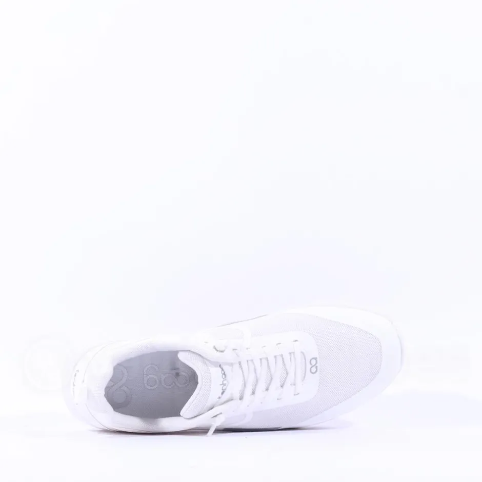 Women Ten Haag Light Elastic Lace Trainer - White
