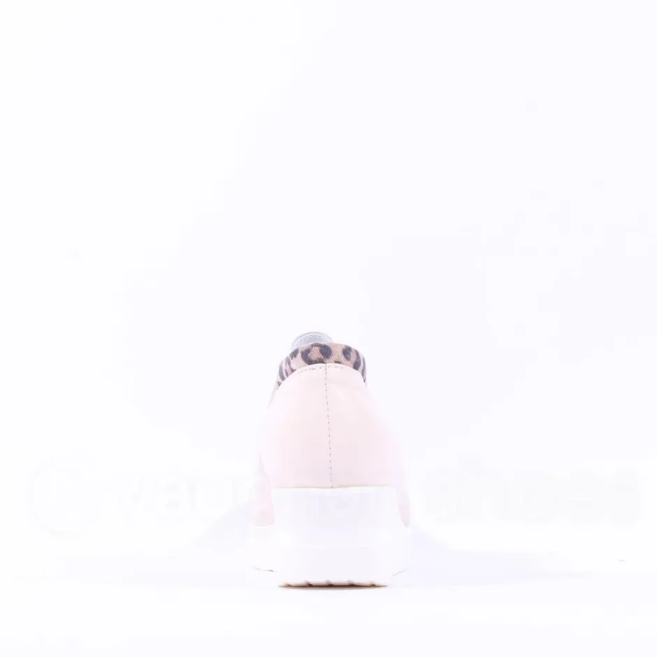 Women Marco Moreo Lola Slip On Classic Wedge - Cream Leopard