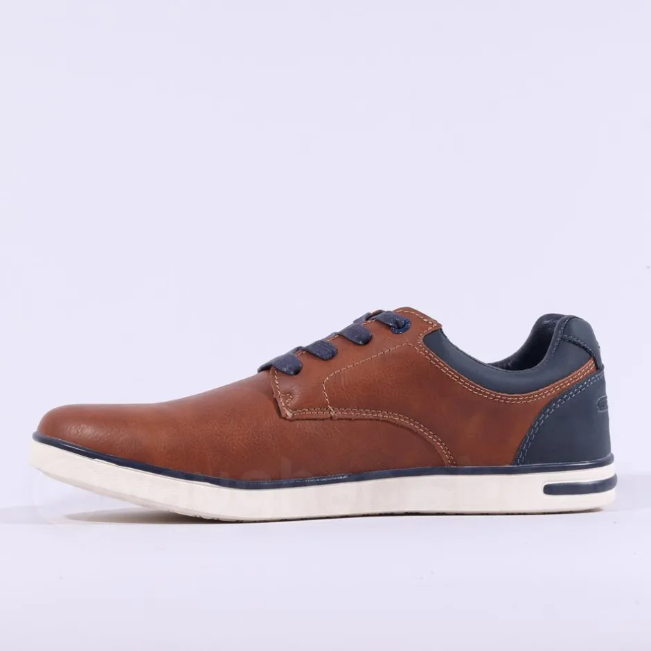 Tommy Bowe Lomax Laced Casual Shoe - Camel