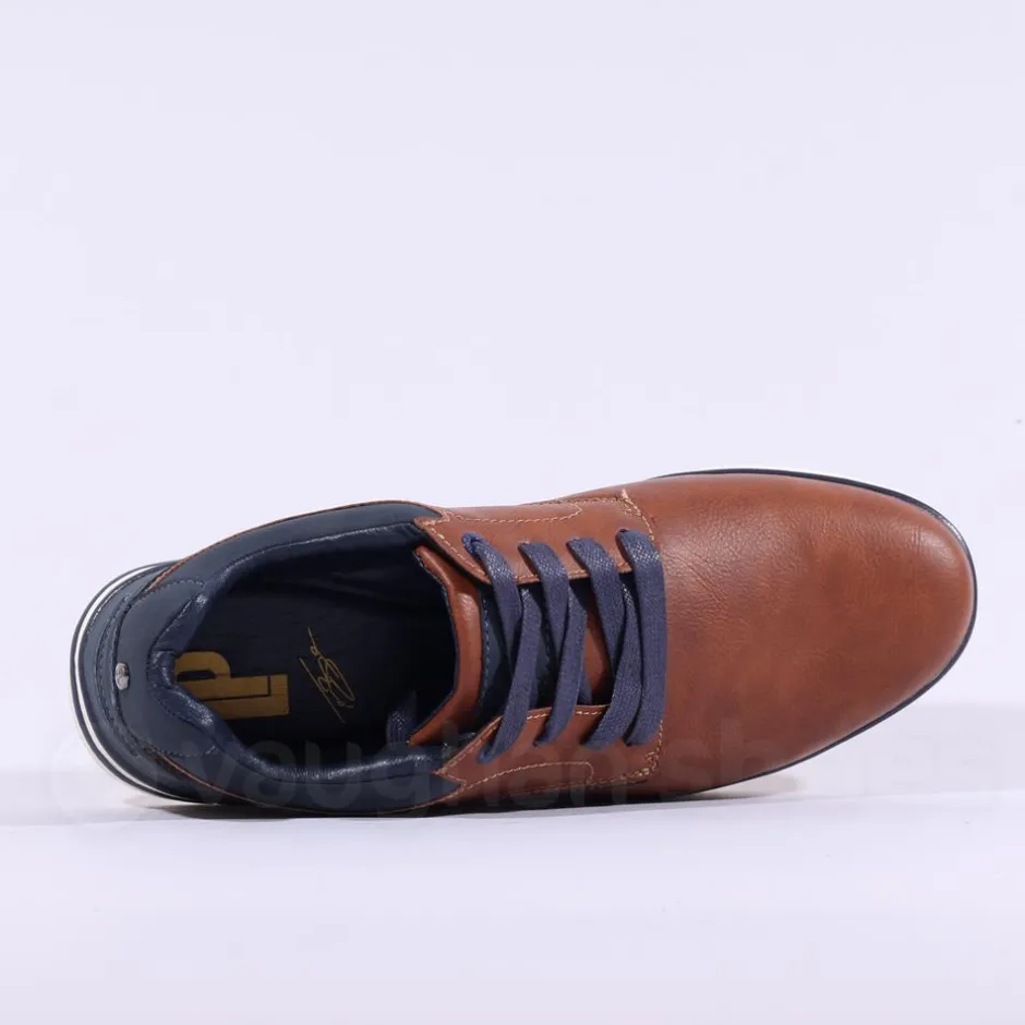 Tommy Bowe Lomax Laced Casual Shoe - Camel