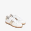 Women NeroGiardini Low Gumsole Trainer - White Gold Leather