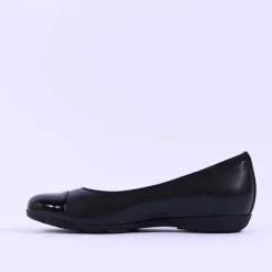 Women Gabor Low Toe Cap Pump Raspa - Black