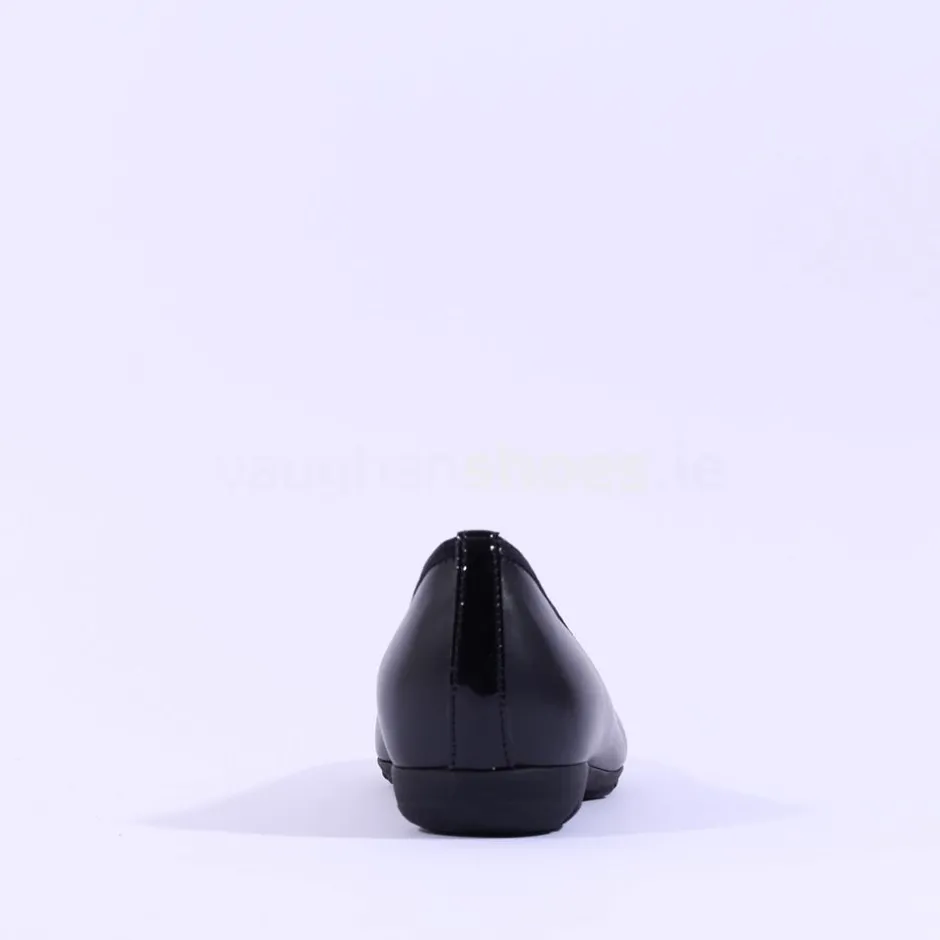 Women Gabor Low Toe Cap Pump Raspa - Black